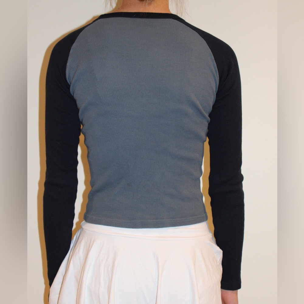 Brandy Melville baseball long sleeve tee - Picture 3 of 4